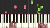 How to play 'VIVI`S THEME' from Final Fantasy IgrdX  (Synthesia) [Piano Video Tutorial] [HD]