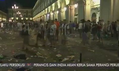Nonton Bareng Liga Champions Berakhir Rusuh di Turin