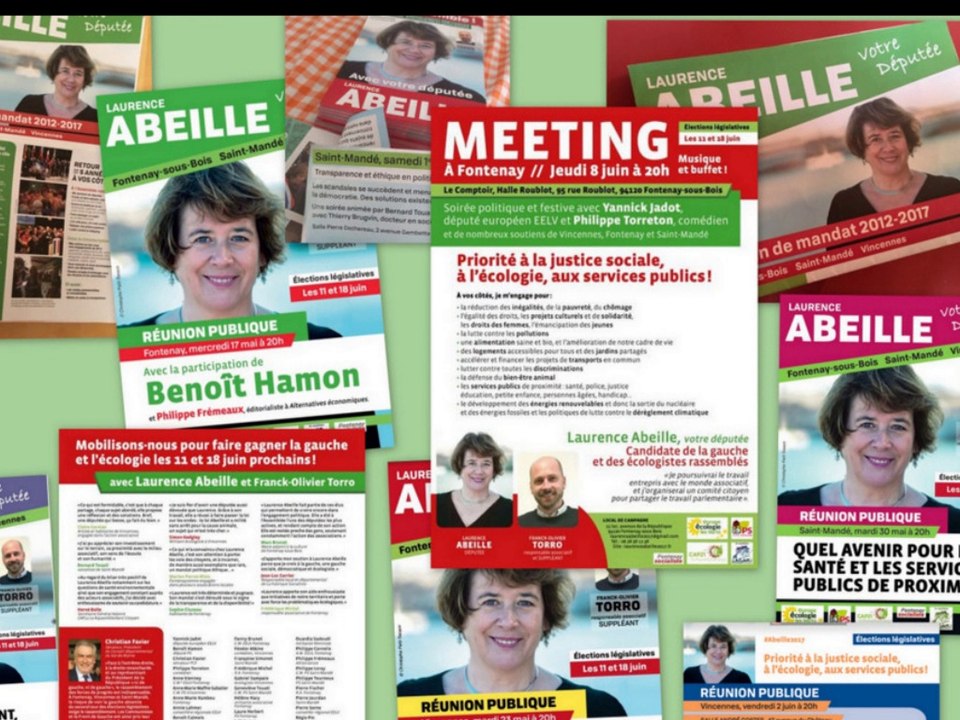 Laurence Abeille - Législatives 2017 : sélection