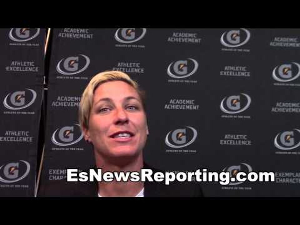 Abby Wambach Of Team USA Soccer On Winning World Title - EsNews