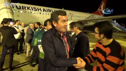 Bursa havaalanına akın etti