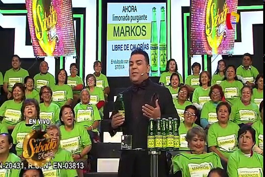 Jonathan Maicelo hizo vibrar el set de Porque Hoy es Sábado con Andrés