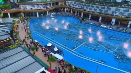 Semazenlerin Su, Ateş ve Işık Eşliğindeki Gösterisi Havadan Görüntülendi