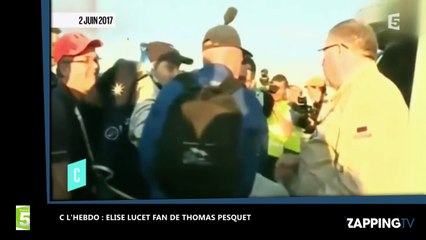Elise Lucet sous le charme de Thomas Pesquet dans C l'hebdo