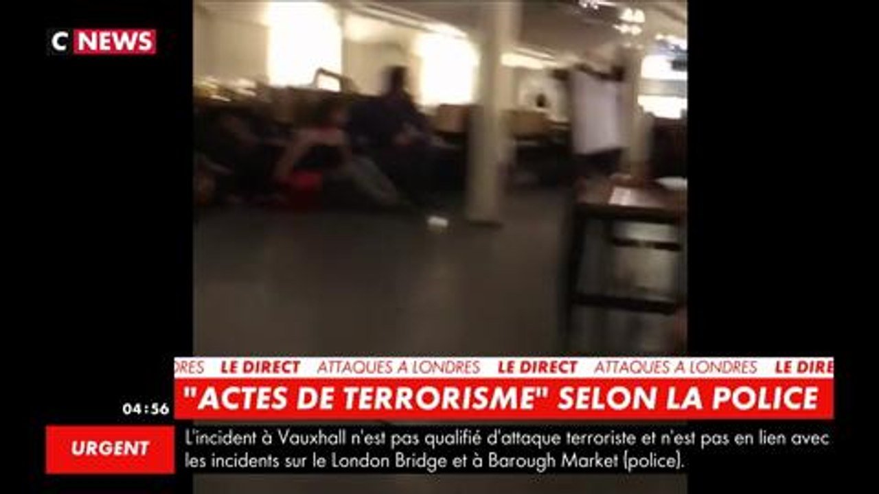 Attentat de Londres : scène de panique dans un bar de Londres