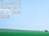 Toner Kingdom 1 Paquete Compatible con Cartucho de tóner CF400X 201X for HP Color LaserJet