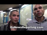 cotto vs canelo fighters says why cotto?  cuz im puerto rican! EsNews