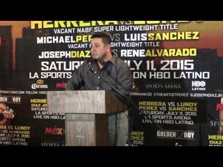 mauricio herrera vs hank lundy post fight press conference - EsNews
