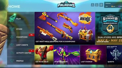 Paladins Gameplay 5-25 STILL Carrying Kaleb (1of3)