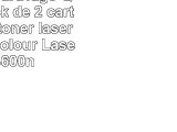 Prestige Cartridge Q6470A  Pack de 2 cartuchos de tóner láser para HP Colour Laserjet