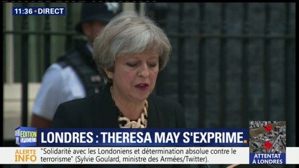 Attaque à Londres: Theresa May adresse ses prières aux victimes et à leurs proches