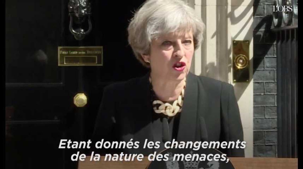 Theresa May sur les attaques de Londres : "Trop, c'est trop !"