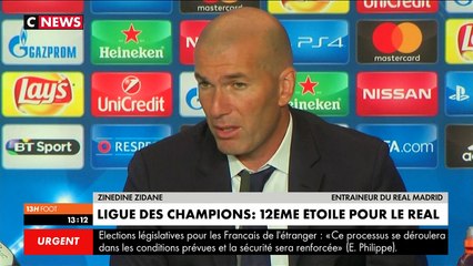 ZIDANE : "Ce que j'ai dit aux joueurs" pour Juventus-Real