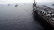 Two US nuclear aircraft carriers join Japanese forces off North Korean coast
