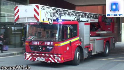 [London Fire Brigade] Turntable ladder A243 + Pump ladder A241 LFB Soho