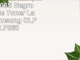 TONER EXPERTE Compatible CLTK406S Negro Cartucho de Tóner Láser para Samsung CLP360