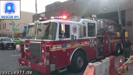 FDNY - Full house response - Ladder 14 + Battalion 12 + Engine 35
