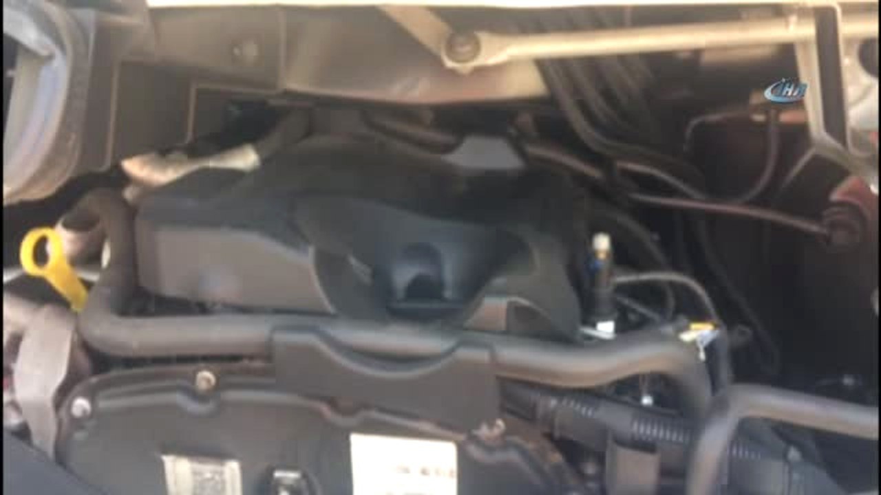 Minibüsün Motor Kısmına Sıkışan Yavru Kediyi Tamirciler Kurtardı