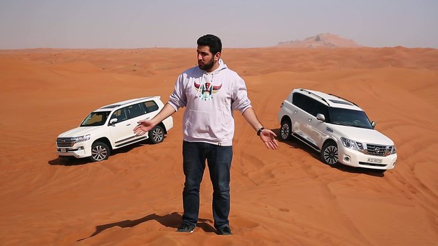 DRAG RACE - Mercedes-Benz G500 4×4² Vs. Toyota Land Cruiser Vs. Nissan Patrol