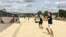 Tournoi international de beach tennis sur la plage de la Monnerie
