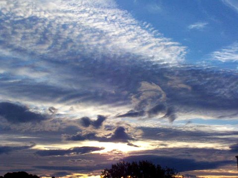 Ciel Coucher Soleil Bretagne 1