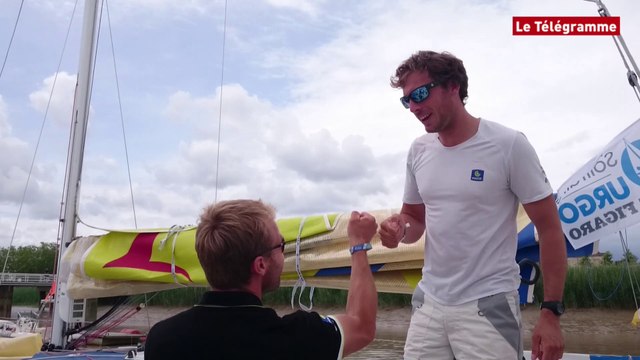 Solitaire Urgo - Le Figaro. Dalin : Arriver à Gijon avant les autres