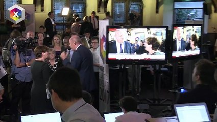 Spin room at the BBC Debate in Cambridge