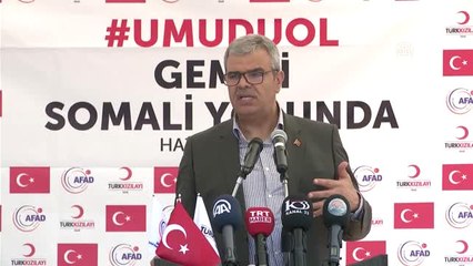 Somali'ye 15 Bin Ton Gıda ve Insani Yardım Malzemesi - Geminin Uğurlanması