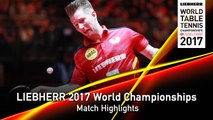 2017 World Championships Highlights I Fan Zhendong vs Ruwen Filus (R16)