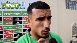 Déclaration de Saadi avant le match Algérie - guinée