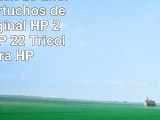 HP 2122  Pack de ahorro de 3 cartuchos de tinta Original HP 21 Negro  HP 22 Tricolor