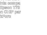 Multipack  10 XL cartuchos de tinta compatibles con Epson T7891T7894 con CHIP para