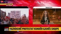 Vazhdojnë protestat kundër gjuhës shqipe