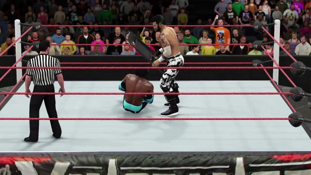WWE 2K16 CAW BUMPS AND EDITS MATCH HIGHLIGHTS #1