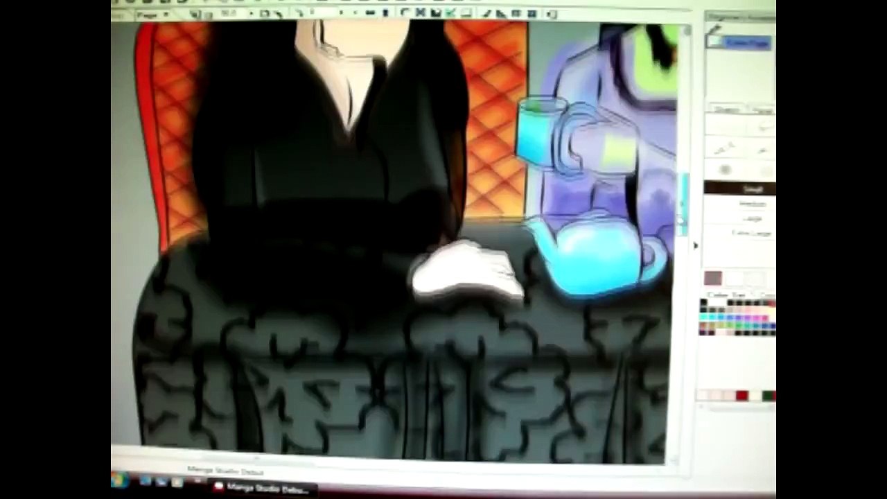 Munsters Meets Addams Family Speed Drawing