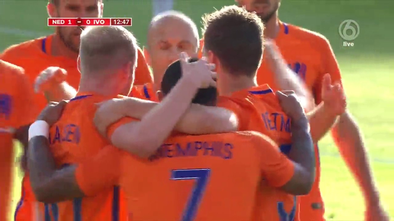 Joel Veltman Goal HD - Netherlands 1 - 0 Côte D'Ivoire - 04.06.2017 (Full Replay)
