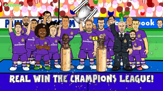 JUVE 1-4 REAL MADRID! Real Duodecima! Real win the Champions League! (Parody Goals & Highlights)