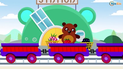 El Pequeño tren dañado - Aprender con el tren | Dibujos educativos para niñas y niños