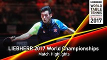 2017 World Championships Highlights I Wong Chun Ting vs Jeong Sangeun (R16)