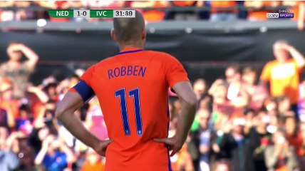 Arjen Robben (Penalty) GOAL HD - Netherlands	2-0	Ivory Coast 04.06.2017