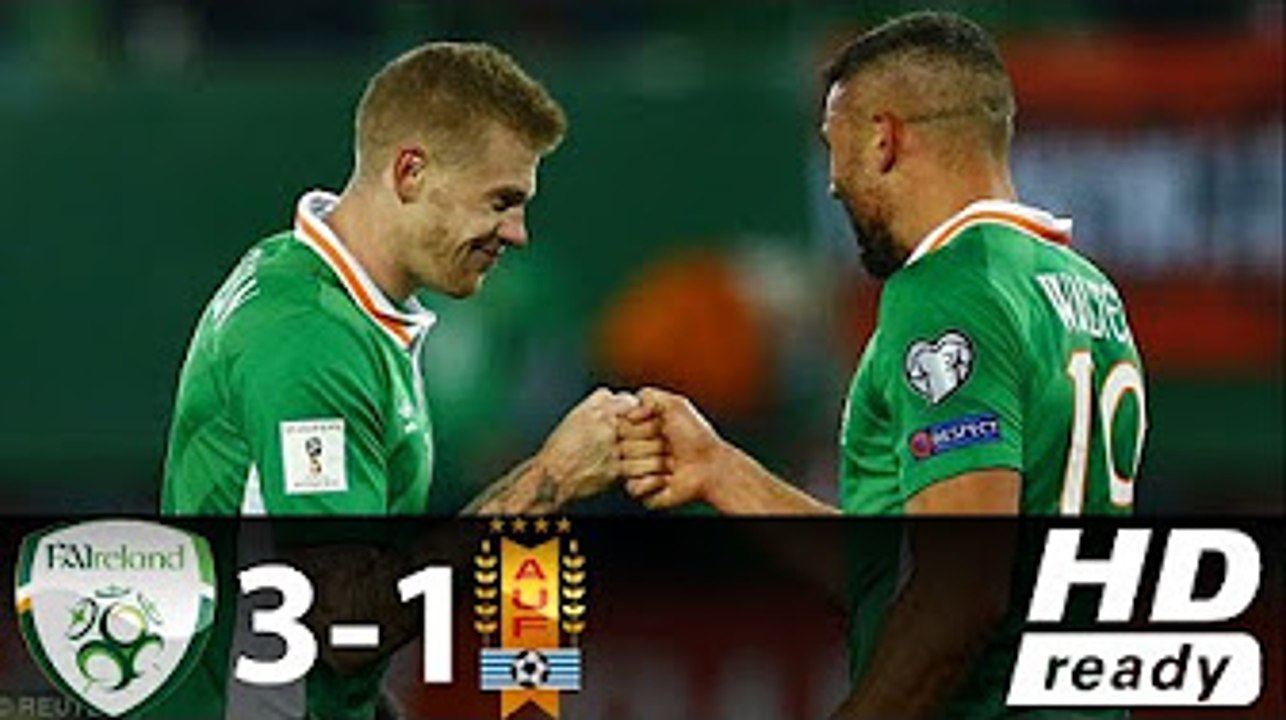 All Goals & highlights HD - Ireland 3-1 Uruguay - 04.06.2017 HD
