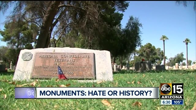Groups want Arizona's Confederate monuments removed