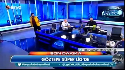 Göztepe süper lige çıktı Rasim Ozan halay çekti