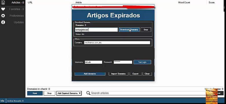 Ferramenta SEO Artigos Expirados Para Usar em Sites e Blogs Sem Plágio