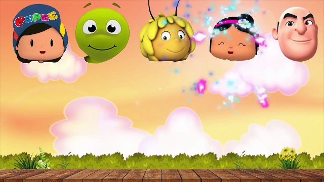 Arı Maya Niloya Tospik Pepee Şila Kafalarını Değiştirerek Çocuklar ve Bebekler Renkleri Öğreniyor,Çizgi film izle 2017