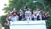 Real Madrid celebrate Champions League with bus parade