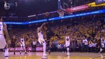 LeBron James Scores Despite Getting Fouled-  Cavaliers vs Warriors - Game 2 - NBA Finals - 04.06.2017