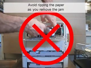 Cách khắc phục sự kẹt giấy của máy in - Eng