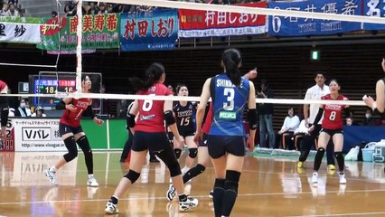 2015.02.15 久光製薬スプリングス vs トヨタ車体　第4セット part2　石井優希　新鍋理沙　岩坂名奈