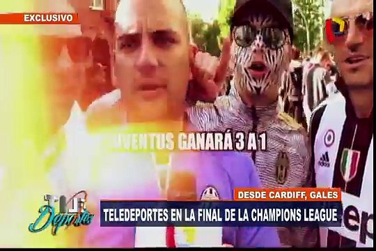 Teledeportes estuvo en la final de la Champions League